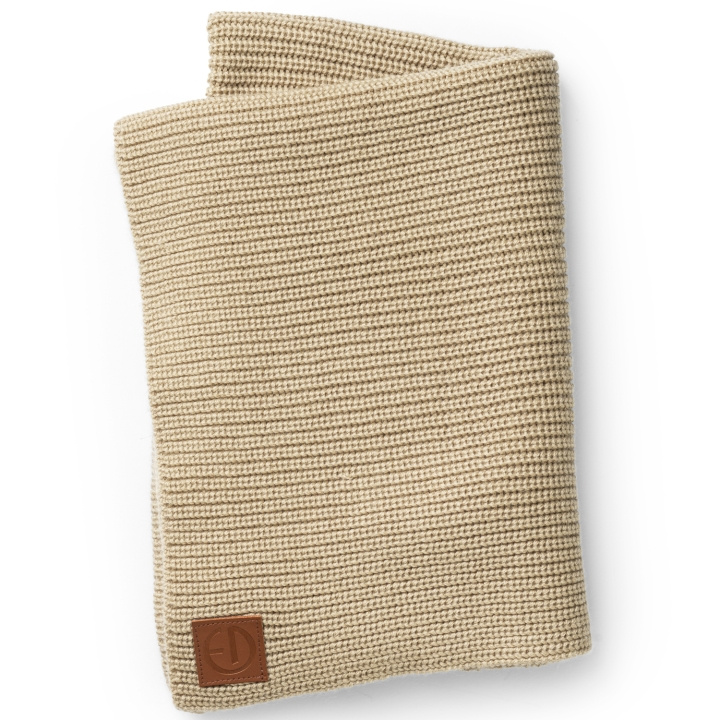 Elodie Details Wool Knitted Blanket - Pure Khaki in de groep SPEELGOED, KINDER- & BABYPRODUCTEN / Kindertextiel / Babydekens bij TP E-commerce Nordic AB (C23261)