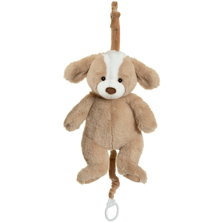 Teddykompaniet Ludde, Speldosa, Hund in de groep SPEELGOED, KINDER- & BABYPRODUCTEN / Babyspeelgoed / Knuffels bij TP E-commerce Nordic AB (C23269)