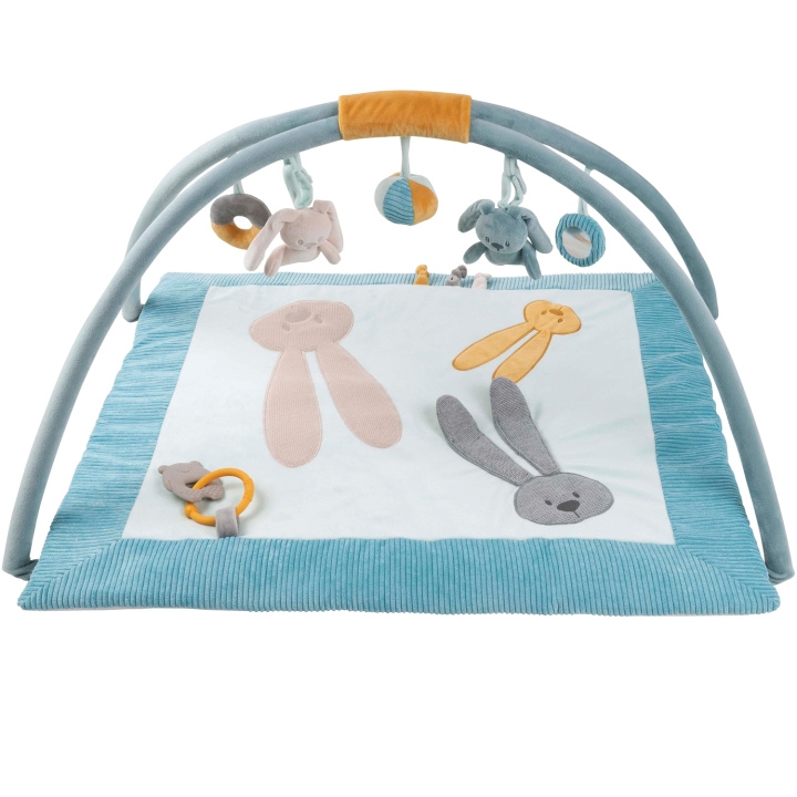 Nattou Lapidou Babygym - Fyrkantig in de groep SPEELGOED, KINDER- & BABYPRODUCTEN / Babyspeelgoed / Activiteitenspeelgoed bij TP E-commerce Nordic AB (C23288)