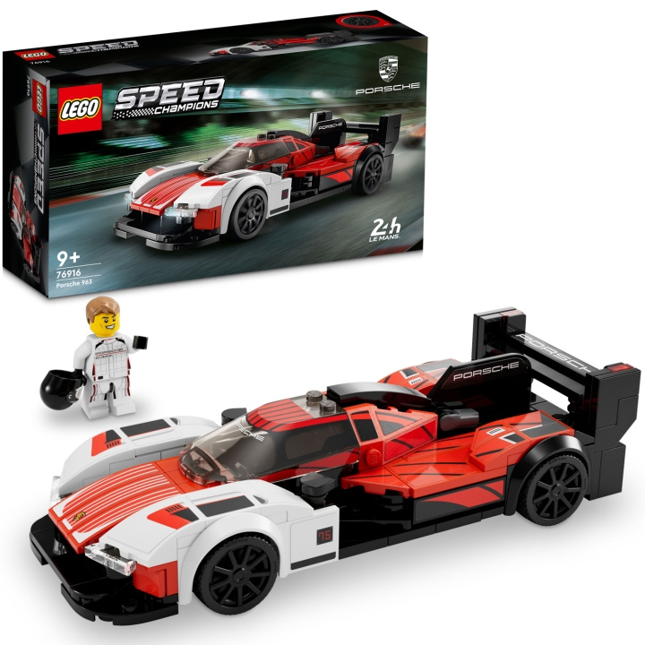 LEGO Speed Champions - Porsche 963 76916 in de groep SPEELGOED, KINDER- & BABYPRODUCTEN / Speelgoed / Bouwspeelgoed / Lego bij TP E-commerce Nordic AB (C23418)