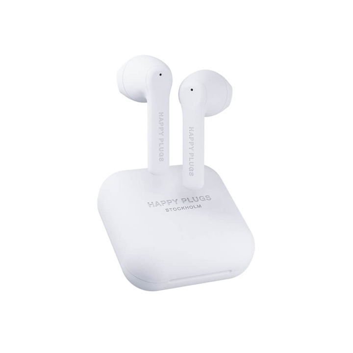 HAPPY PLUGS Air 1 Go White In-Ear True Wireless in de groep HOME ELECTRONICS / Audio & Beeld / Koptelefoon & Accessoires / Koptelefoon bij TP E-commerce Nordic AB (C23477)
