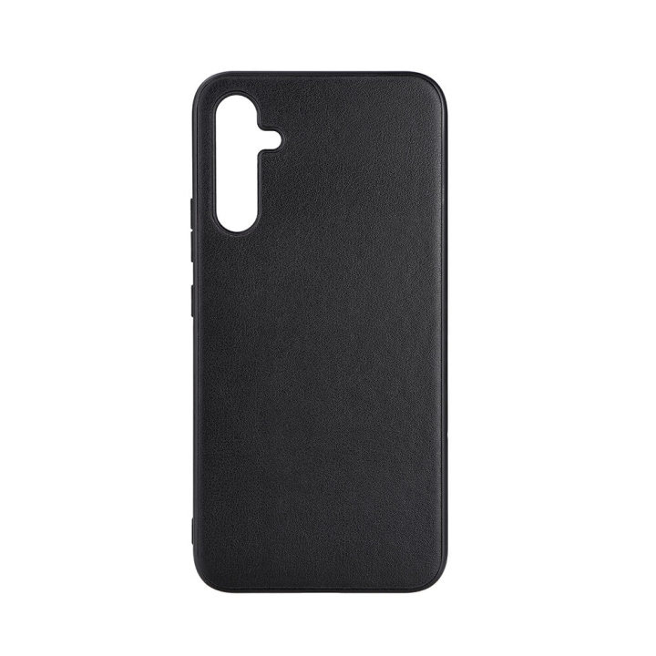 Phone case PU Black - Samsung Galaxy A34 5G in de groep SMARTPHONE & TABLETS / Mobielbescherming / Samsung bij TP E-commerce Nordic AB (C23545)