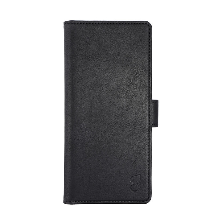 Wallet Case Black - Motorola Moto E13 4G in de groep SMARTPHONE & TABLETS / Mobielbescherming / Motorola bij TP E-commerce Nordic AB (C23553)