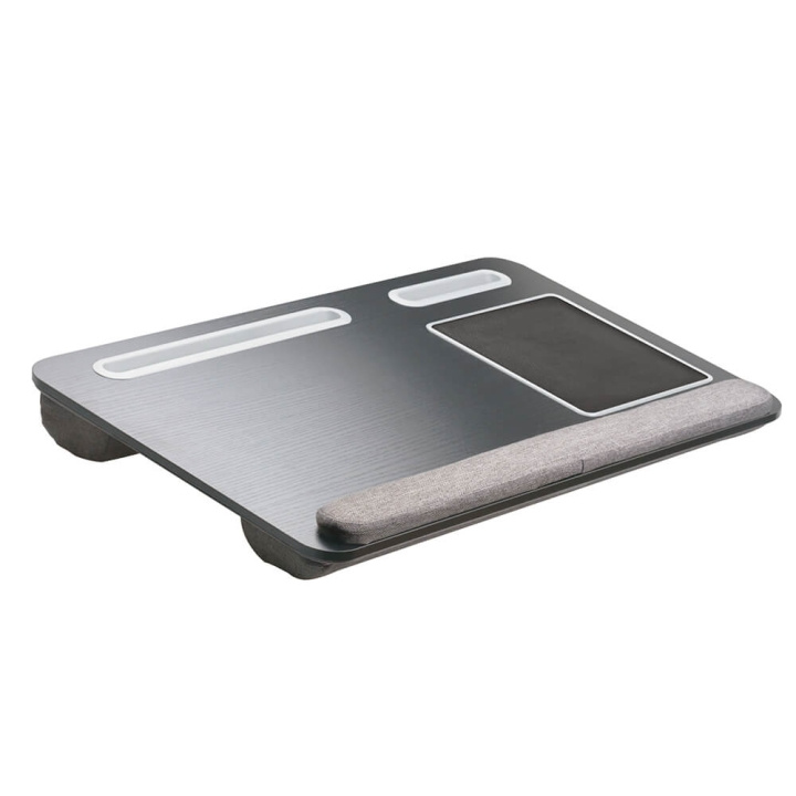 Laptop Lap Desk Grey in de groep COMPUTERS & RANDAPPARATUUR / Laptops & accessoires / Laptopstandaard bij TP E-commerce Nordic AB (C23571)