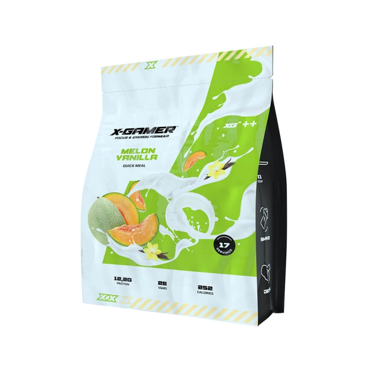 Quick Meal Melon & Vanilla 1190 gram in de groep COMPUTERS & RANDAPPARATUUR / GAMING / Energiedrankjes voor gamers bij TP E-commerce Nordic AB (C23624)