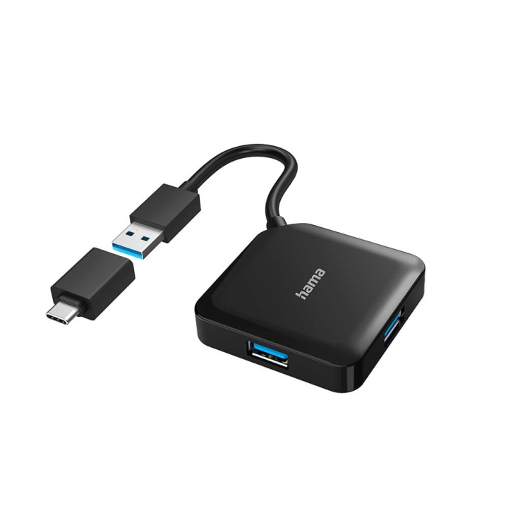 Hub USB/USB-C 1:4 1.5 Gbit/s in de groep COMPUTERS & RANDAPPARATUUR / Computeraccessoires / USB-hubs bij TP E-commerce Nordic AB (C23637)