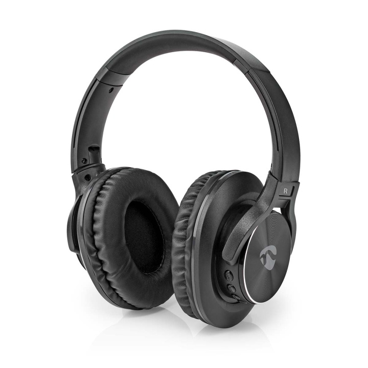 Nedis Draadloze Over-ear Koptelefoon | Maximale batterijduur: 7 uur | Ingebouwde microfoon | Drukbediening | Ondersteuning voor spraakbesturing | Volumebediening | Zwart in de groep HOME ELECTRONICS / Audio & Beeld / Koptelefoon & Accessoires / Koptelefoon bij TP E-commerce Nordic AB (C23651)