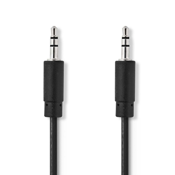 Nedis Stereo-Audiokabel | 3,5 mm Male | 3,5 mm Male | Vernikkeld | 1.00 m | Rond | Zwart | Doos in de groep HOME ELECTRONICS / Audio & Beeld / Luidsprekers & accessoires / Accessoires bij TP E-commerce Nordic AB (C23758)