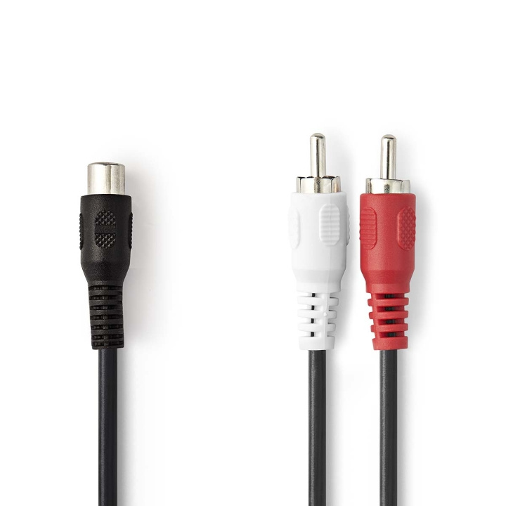 Nedis Stereo-Audiokabel | 2x RCA Male | RCA Female | Vernikkeld | 0.20 m | Rond | Blister in de groep HOME ELECTRONICS / Audio & Beeld / Luidsprekers & accessoires / Accessoires bij TP E-commerce Nordic AB (C23775)