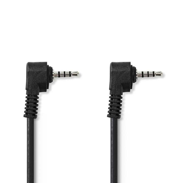 Nedis Audio-Videokabel | 3,5 mm Male | 3,5 mm Male | Vernikkeld | 2.00 m | Rond | PVC | Zwart in de groep HOME ELECTRONICS / Foto & Video / Fotoapparatuur / Kabels bij TP E-commerce Nordic AB (C23794)