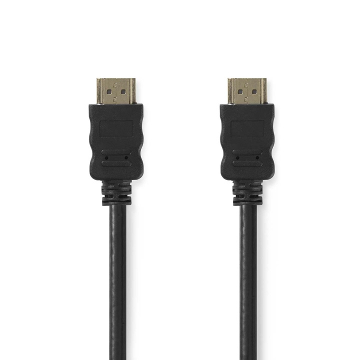 Nedis High Speed ​​HDMI™-Kabel met Ethernet | HDMI™ Connector | HDMI™ Connector | 4K@30Hz | ARC | 10.2 Gbps | 7.50 m | Rond | PVC | Zwart | Blister in de groep HOME ELECTRONICS / Kabels & Adapters / HDMI / Kabels bij TP E-commerce Nordic AB (C23798)