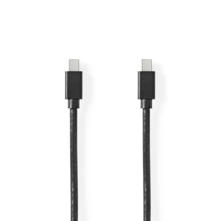 Nedis Mini DisplayPort-Kabel | DisplayPort 1.4 | Mini-DisplayPort Male | Mini-DisplayPort Male | 48 Gbps | Vernikkeld | 2.00 m | Rond | PVC | Zwart | Envelop in de groep COMPUTERS & RANDAPPARATUUR / Computerkabels / DisplayPort / Kabels bij TP E-commerce Nordic AB (C23846)
