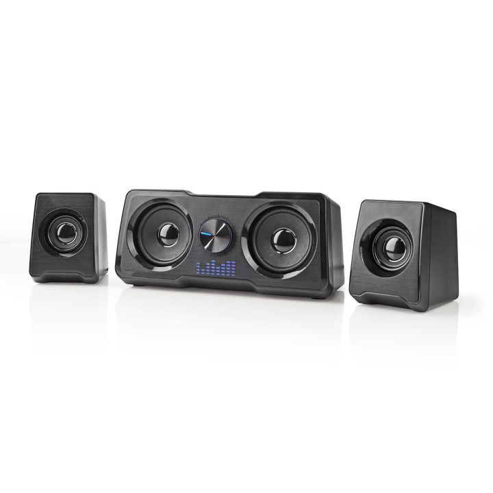 Nedis Gaming Speaker | Speaker-kanalen: 2.2 | USB Gevoed | 3,5 mm Male | 48 W | LED | Volumebediening in de groep COMPUTERS & RANDAPPARATUUR / GAMING / Gaming accessoires bij TP E-commerce Nordic AB (C23956)