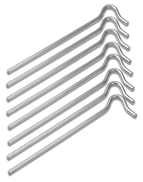 Briv Tältpinne metall 20 cm/5 mm, 8-pack in de groep SPORT, VRIJE TIJD & HOBBY / Buitenrecreatie / Gadgets voor buitenrecreatie bij TP E-commerce Nordic AB (C24174)