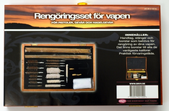 Rengöringsset universal för vapen, 1/6/12 in de groep SPORT, VRIJE TIJD & HOBBY / Buitenrecreatie / Gadgets voor buitenrecreatie bij TP E-commerce Nordic AB (C24288)