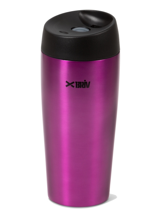 Briv Termosmugg 400 ml, Lila in de groep SPORT, VRIJE TIJD & HOBBY / Buitenrecreatie / Thermosflessen & Waterflessen bij TP E-commerce Nordic AB (C24435)