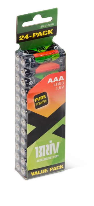 Batteri AAA LR03 - 24-pack in de groep HOME ELECTRONICS / Batterijen & Opladers / Batterijen / AAA bij TP E-commerce Nordic AB (C24446)