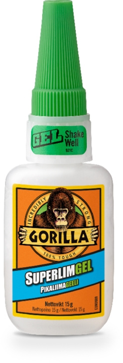 Gorilla Superlijm Gel 15 g in de groep HUISHOUDEN & TUIN / Kantoormateriaal / Tape/lijm bij TP E-commerce Nordic AB (C24616)