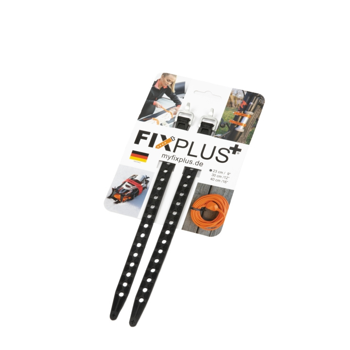 Spännband FixPlus 2-pack 23 cm Svart in de groep SPORT, VRIJE TIJD & HOBBY / Buitenrecreatie / Gadgets voor buitenrecreatie bij TP E-commerce Nordic AB (C24706)