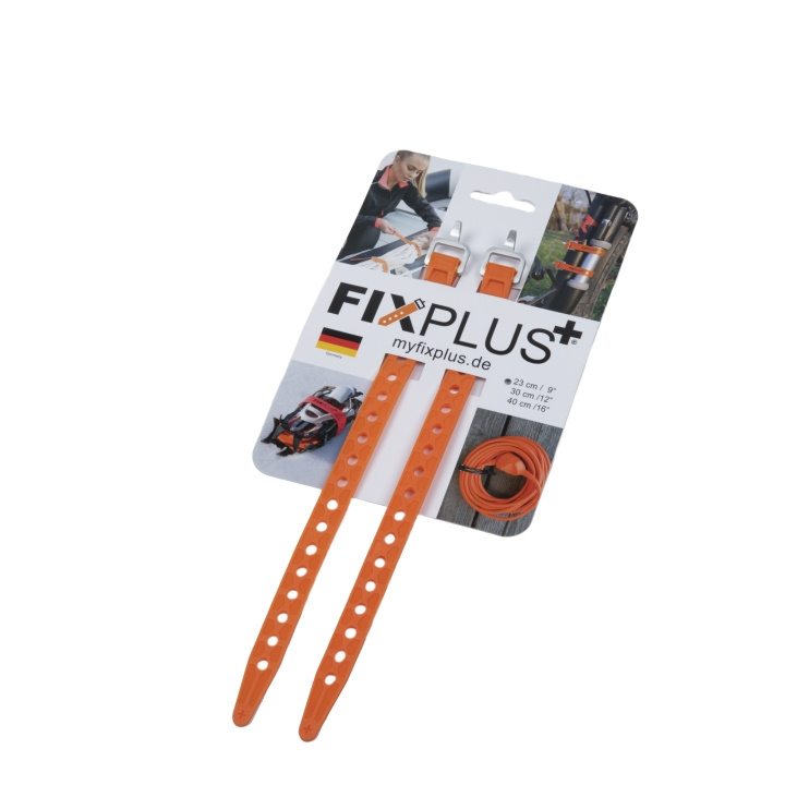 Spännband FixPlus 2-pack 23 cm Orange in de groep SPORT, VRIJE TIJD & HOBBY / Buitenrecreatie / Gadgets voor buitenrecreatie bij TP E-commerce Nordic AB (C24707)