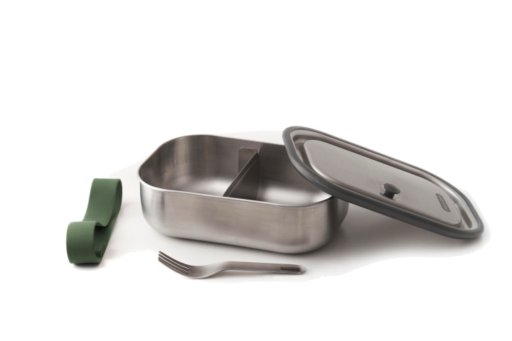 Lunchbox B+B Large Stainless 1000 ml Oliv in de groep HUISHOUDEN & TUIN / Keukengerei / Lunchboxen & Voedselcontainer bij TP E-commerce Nordic AB (C24803)