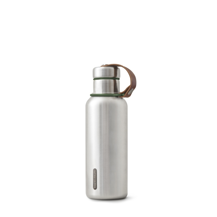 Steel Thermo bottle B+B Small 500 ml Oliv in de groep SPORT, VRIJE TIJD & HOBBY / Buitenrecreatie / Thermosflessen & Waterflessen bij TP E-commerce Nordic AB (C24809)