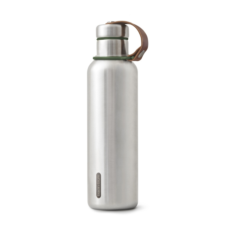 Steel Thermo bottle B+B Large 750 ml Oliv in de groep SPORT, VRIJE TIJD & HOBBY / Buitenrecreatie / Thermosflessen & Waterflessen bij TP E-commerce Nordic AB (C24810)