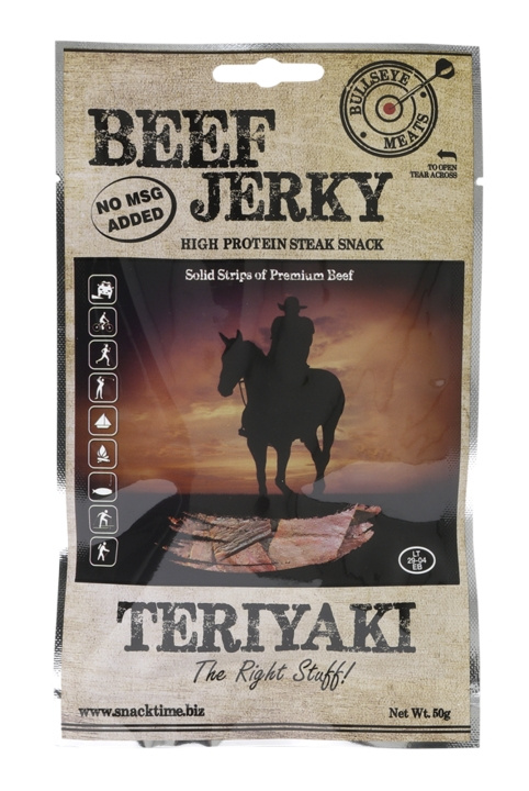 Beef Jerky Teriyaki 50 g in de groep SPORT, VRIJE TIJD & HOBBY / Buitenrecreatie / Gadgets voor buitenrecreatie bij TP E-commerce Nordic AB (C24840)