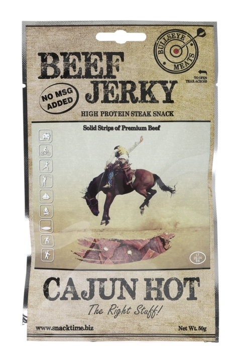 Beef Jerky Cajun Hot 50 g in de groep SPORT, VRIJE TIJD & HOBBY / Buitenrecreatie / Gadgets voor buitenrecreatie bij TP E-commerce Nordic AB (C24841)