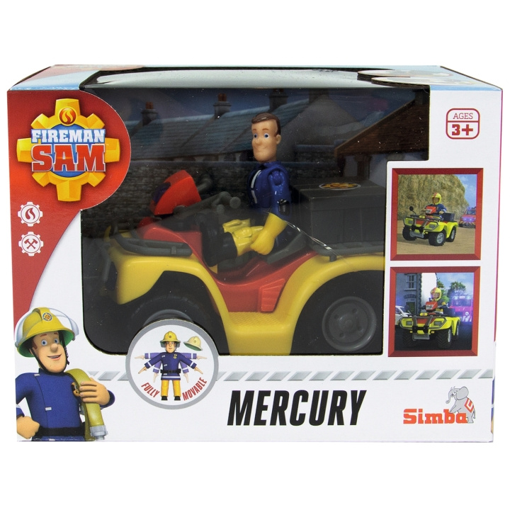 Simba Toys Brandman Sam Fyrhjulingen Mercury in de groep SPEELGOED, KINDER- & BABYPRODUCTEN / Speelgoed / Speelgoedauto\'s bij TP E-commerce Nordic AB (C24928)