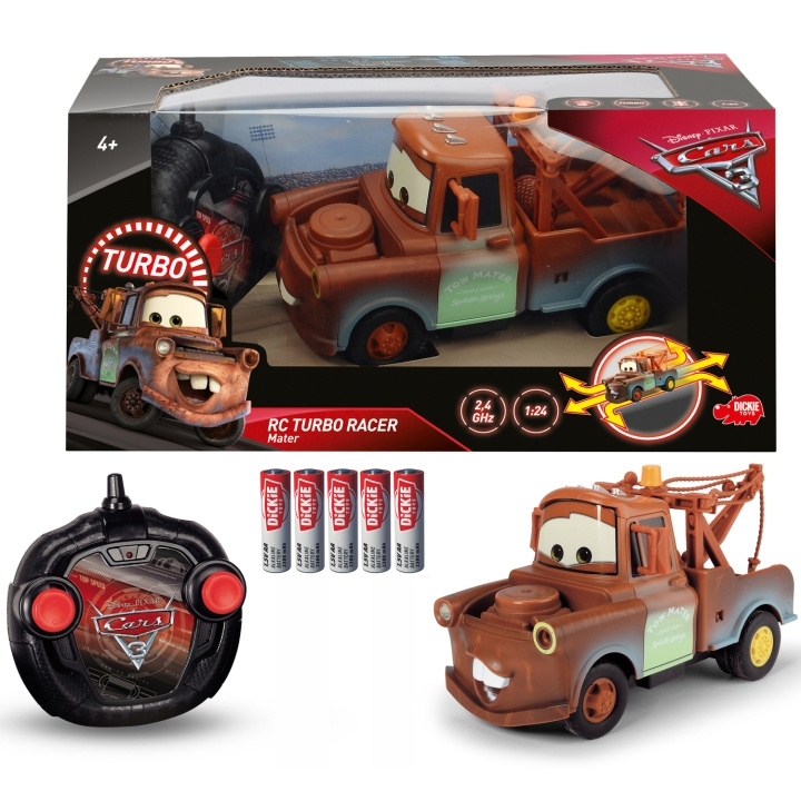 Jada Toys Disney Bilar 3 Radiostyrd Bärgarn Turbo Racer 1:24 in de groep SPEELGOED, KINDER- & BABYPRODUCTEN / Speelgoed / Speelgoedauto\'s bij TP E-commerce Nordic AB (C24931)