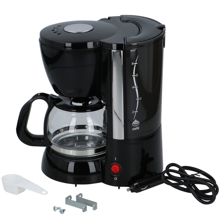 Allride Kaffebryggare 6 Koppar 170W, 12 Volt in de groep HUISHOUDEN & TUIN / Huishoudelijke apparaten / Koffiezetapparaten en accessoires / Koffiezetapparaten bij TP E-commerce Nordic AB (C24960)