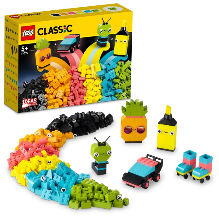 LEGO Kreativt skoj med neonfärger 11027 in de groep SPEELGOED, KINDER- & BABYPRODUCTEN / Speelgoed / Bouwspeelgoed / Lego bij TP E-commerce Nordic AB (C24962)