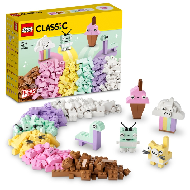 LEGO Kreativt skoj med pastellfärger 11028 in de groep SPEELGOED, KINDER- & BABYPRODUCTEN / Speelgoed / Bouwspeelgoed / Lego bij TP E-commerce Nordic AB (C24963)