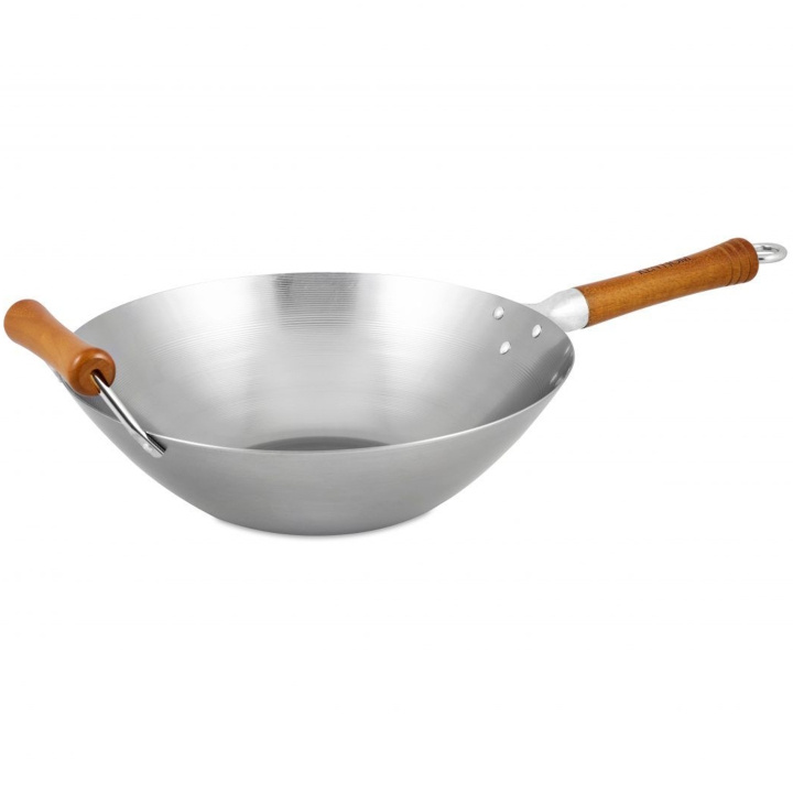 Ken Hom Wok Excellence Carbon Ken Hom Ø 32 cm Kolstål in de groep HUISHOUDEN & TUIN / Keukengerei / Koekenpannen bij TP E-commerce Nordic AB (C24978)