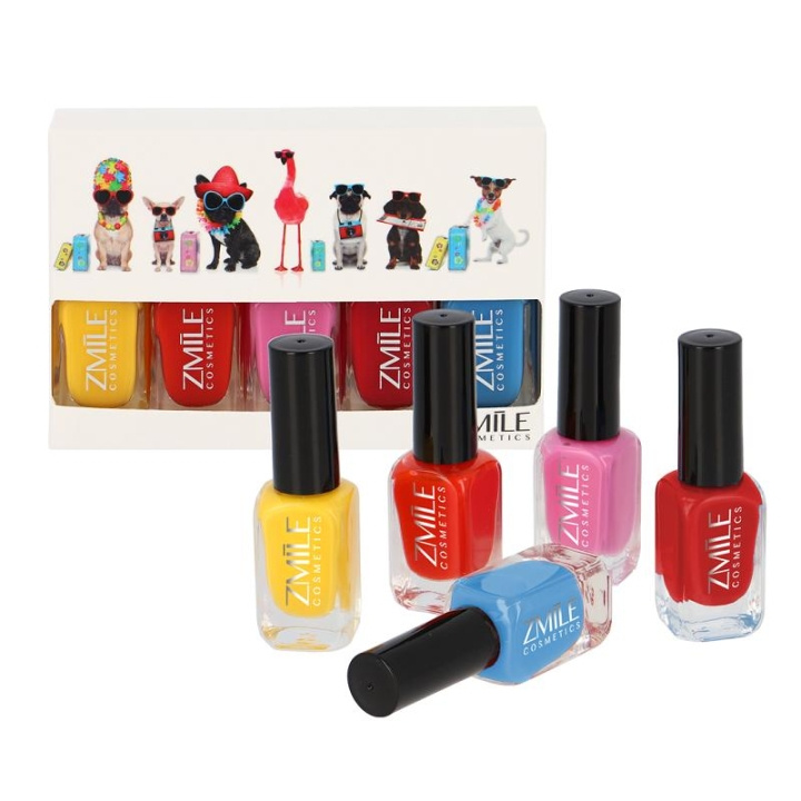 Zmile Cosmetics Gel Like Nail Polish Set Summer Vacation in de groep BEAUTY & HEALTH / Manicure/pedicure / Nagellak bij TP E-commerce Nordic AB (C24998)