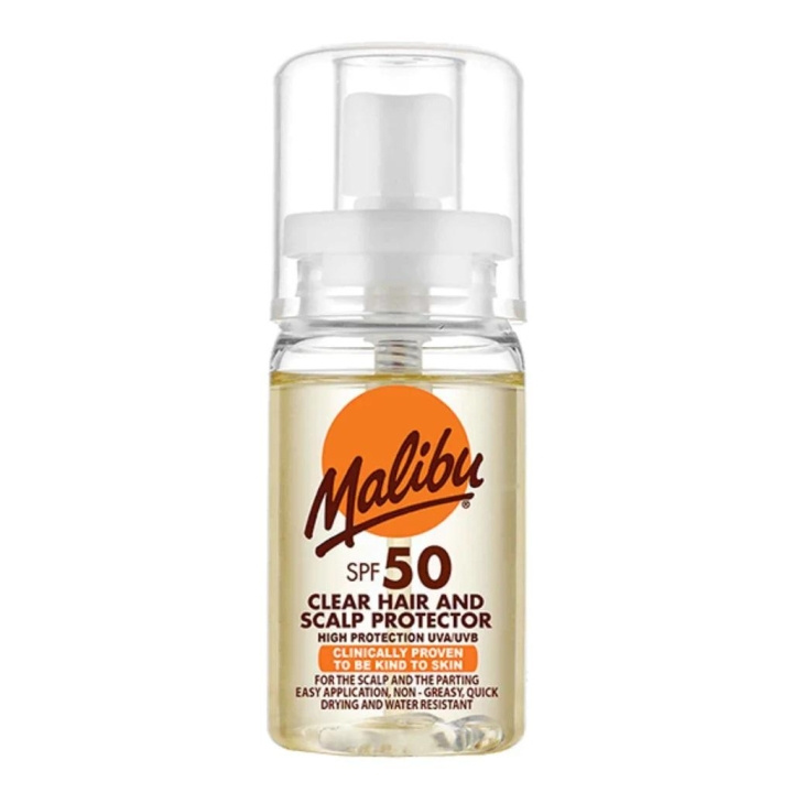 Malibu Clear Hair and Scalp Protector SPF 50 50ml in de groep BEAUTY & HEALTH / Huidsverzorging / Zonnebank / Zonnebescherming bij TP E-commerce Nordic AB (C25261)