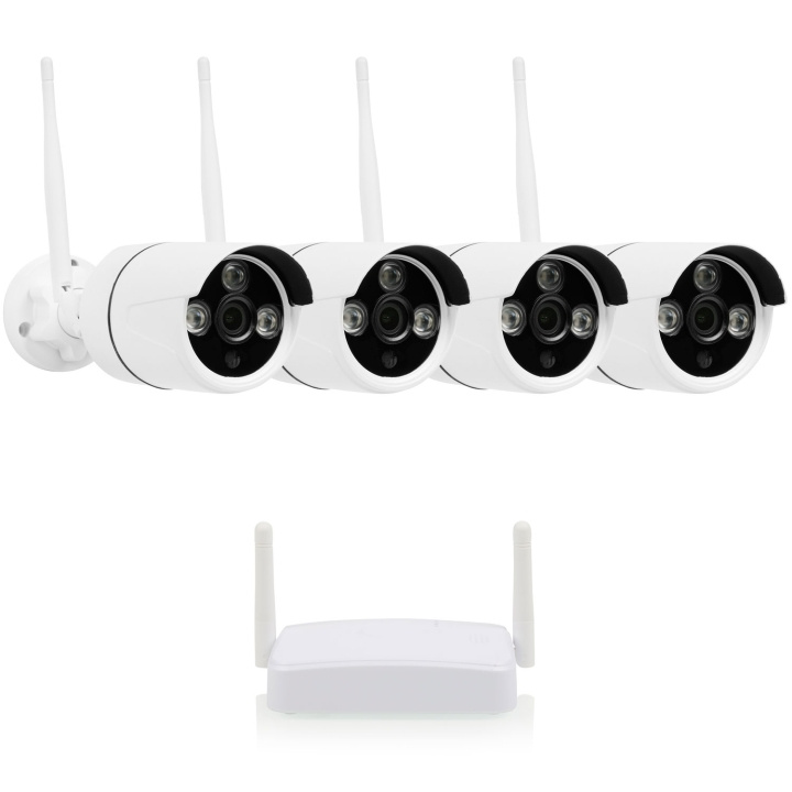 Smartwares Trådlöst kamerasystem 4 kameror 1080p HDMI + app in de groep HUISHOUDEN & TUIN / Alarm & Beveiliging / Beveiligingscamera\'s / Digitaal (netwerk) / Binnencamera\'s bij TP E-commerce Nordic AB (C25286)