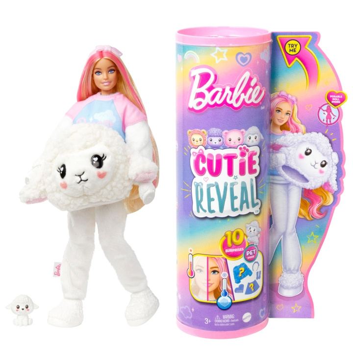 Barbie Cutie Reveal Barbie Cozy Lamb Tee in de groep SPEELGOED, KINDER- & BABYPRODUCTEN / Speelgoed / Docks & Accessoires bij TP E-commerce Nordic AB (C25303)