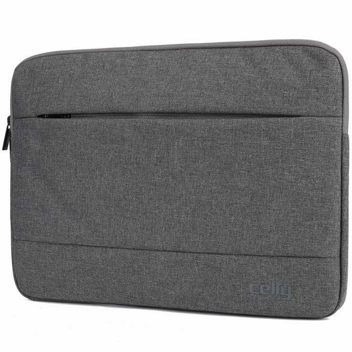 Celly Sleeve för laptop 15,6 Grå in de groep COMPUTERS & RANDAPPARATUUR / Laptops & accessoires / Computertassen / Tot 17 inch bij TP E-commerce Nordic AB (C25318)