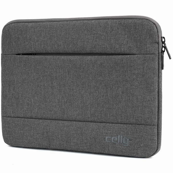 Celly Sleeve för laptop 13,3 Grå in de groep COMPUTERS & RANDAPPARATUUR / Laptops & accessoires / Computertassen / Tot 14 inch bij TP E-commerce Nordic AB (C25321)