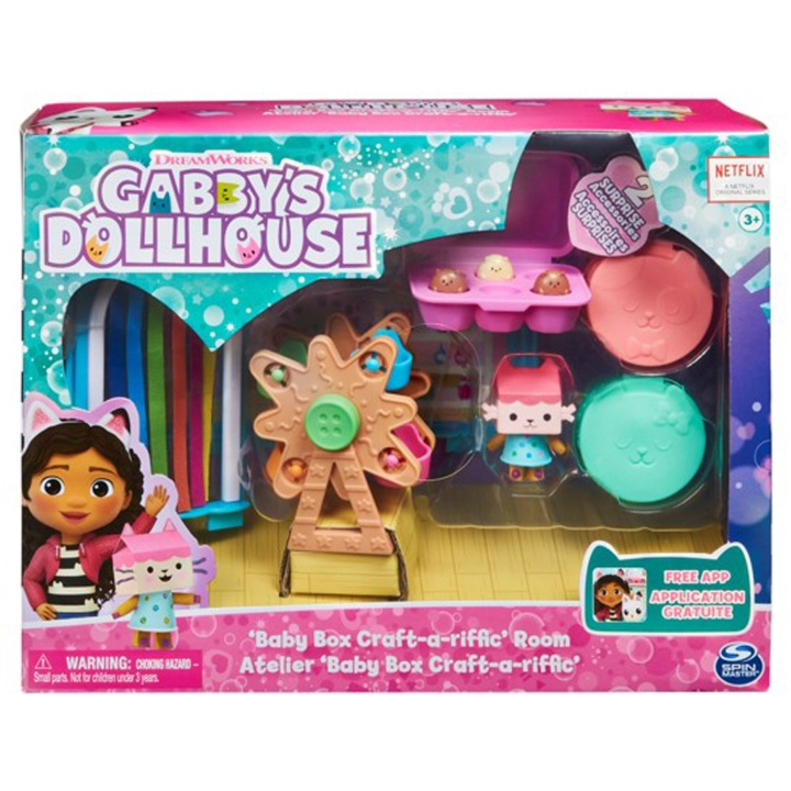 Gabbys Dollhouse Deluxe Room - Craft Room in de groep SPEELGOED, KINDER- & BABYPRODUCTEN / Speelgoed / Docks & Accessoires bij TP E-commerce Nordic AB (C25339)