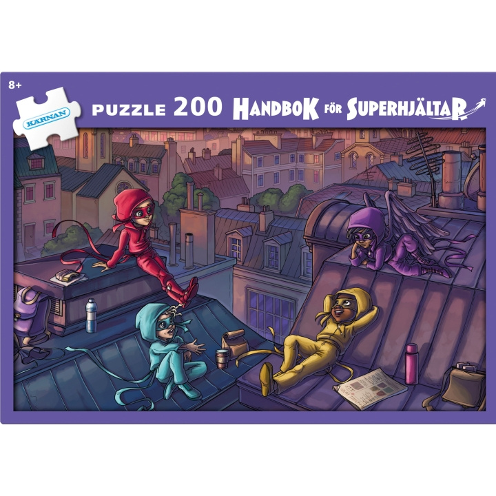 Kärnan Pussel 200 bitar Handbok för Superhjältar in de groep SPEELGOED, KINDER- & BABYPRODUCTEN / Speelgoed / Kinderpuzzel bij TP E-commerce Nordic AB (C25356)