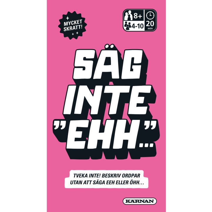 Kärnan Spel Säg inte hmm in de groep SPEELGOED, KINDER- & BABYPRODUCTEN / Spelletje / Bordspellen bij TP E-commerce Nordic AB (C25359)