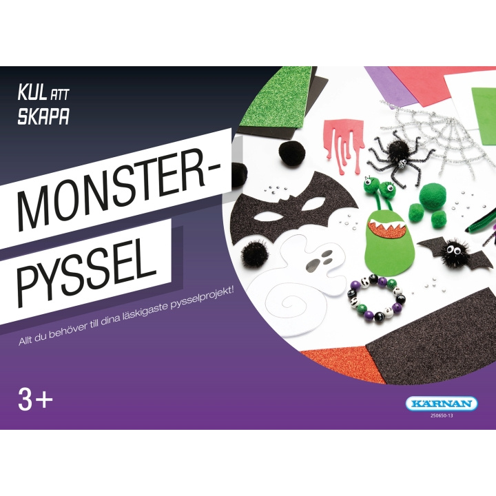 Kärnan Kul att skapa Monsterpyssel in de groep SPEELGOED, KINDER- & BABYPRODUCTEN / Speelgoed / Ambachten bij TP E-commerce Nordic AB (C25362)