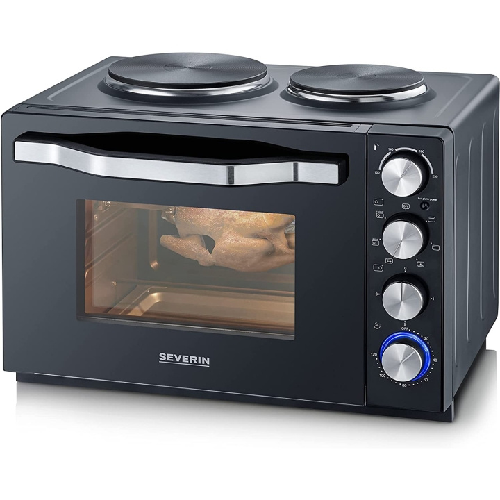Severin Bänkspis med 2st plattor 30l 2500W TO2074 in de groep HUISHOUDEN & TUIN / Huishoudelijke apparaten / Werkbladen en kookplaat bij TP E-commerce Nordic AB (C25365)