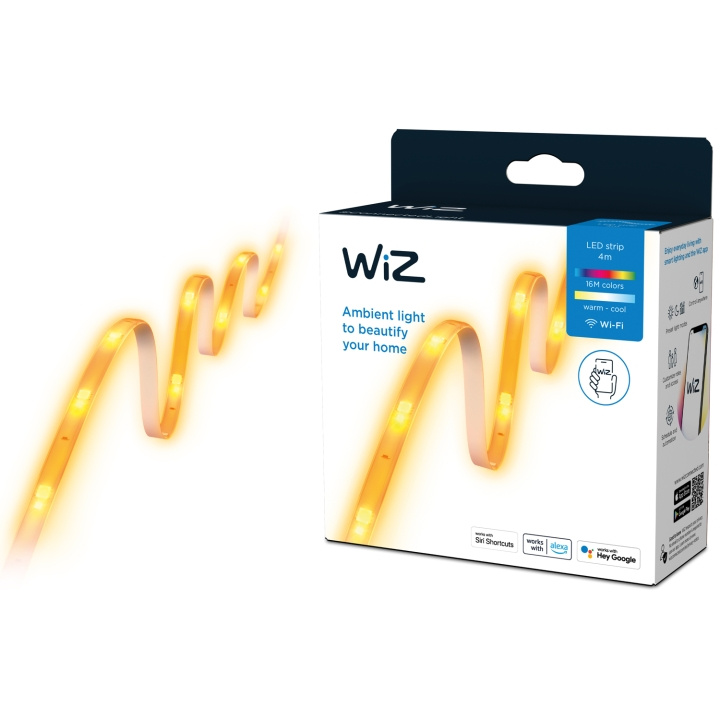 WiZ WiFi LED-Strip 4m inkl strömadapter Promo in de groep HOME ELECTRONICS / Verlichting / LED strips bij TP E-commerce Nordic AB (C25373)