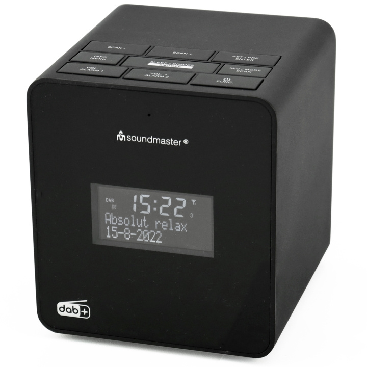 Soundmaster UR109SW Klockradio med inspelning för eget meddelande in de groep HOME ELECTRONICS / Audio & Beeld / Thuisbioscoop, Hifi en Draagbaar / Radio & Wekkers / Wekkerradio bij TP E-commerce Nordic AB (C25394)