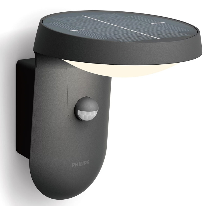 Philips Tyla Vägglampa Solcell IR-sensor in de groep HUISHOUDEN & TUIN / Elektriciteit & Verlichting / Buitenverlichting / Buitenwandlamp / Met bewegingssensor bij TP E-commerce Nordic AB (C25402)