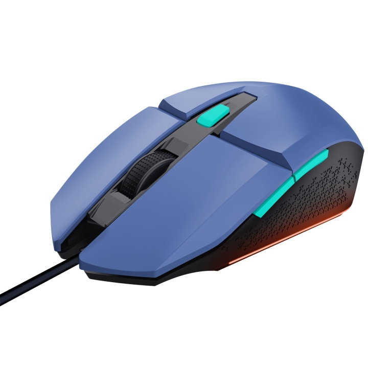 Trust GXT 109B Felox Illuminated Gaming mouse Blå in de groep COMPUTERS & RANDAPPARATUUR / Muizen en toetsenborden / Muizen / Gaming bij TP E-commerce Nordic AB (C25451)